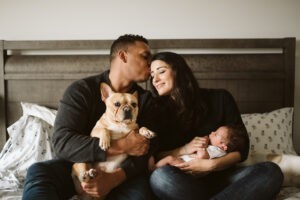Read more about the article Life is Ruff: Including your fur babies in your newborn session