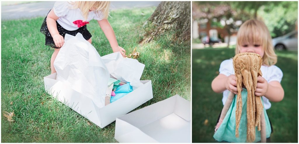 Ella holding her beloved doll, tutu. Photo by Laura Mares Photography, Pittsburgh Lifestyle Photographer