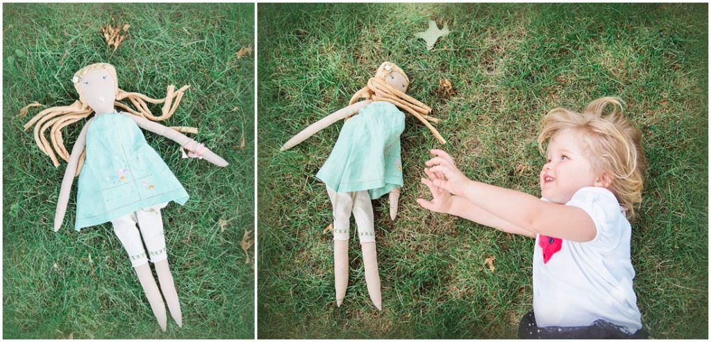 Ella holding her beloved doll, tutu. Photo by Laura Mares Photography, Pittsburgh Lifestyle Photographer