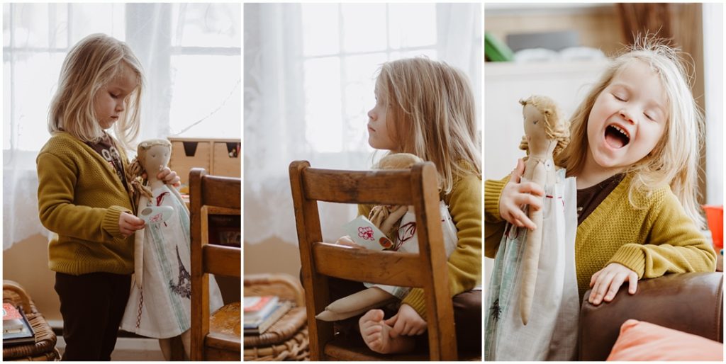 A girl sitting at her desk by a window. Photo by Laura Mares, Pittsburgh Lifestyle Photographer