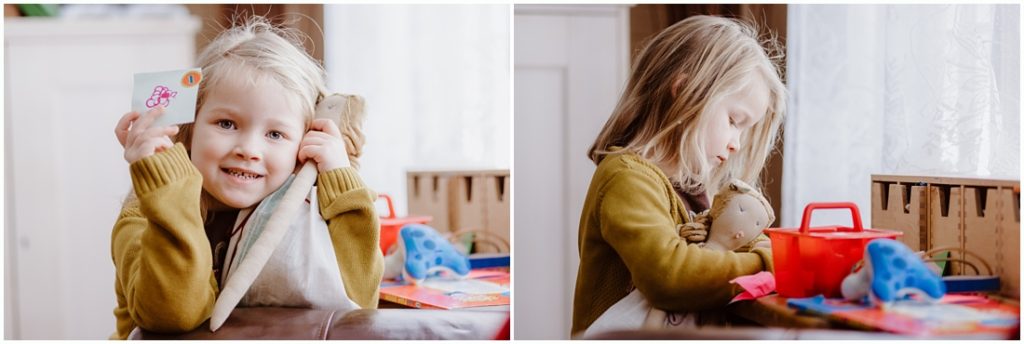 A girl sitting at her desk. Photo by Laura Mares, Pittsburgh Lifestyle Photographer