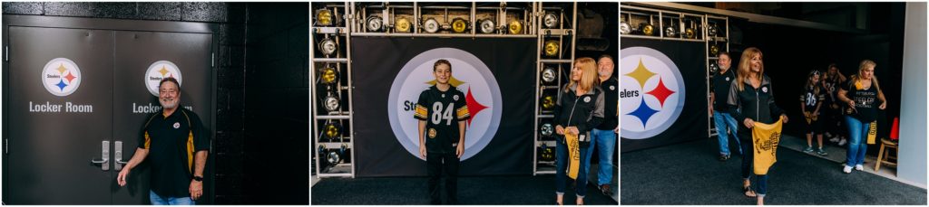 behind the scenes tour of heinz field. photos by Laura Mares Photography, Pittsburgh Photographer.