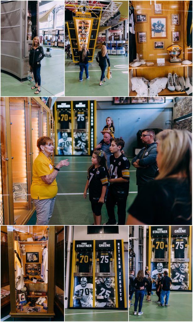 behind the scenes tour of heinz field. photos by Laura Mares Photography, Pittsburgh Photographer.