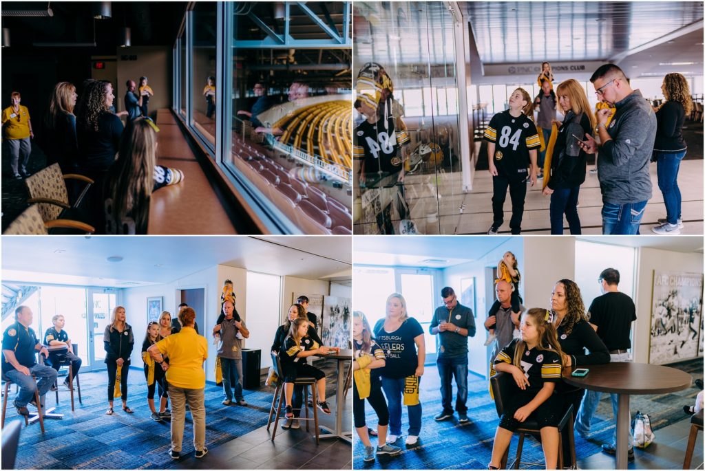 behind the scenes tour of heinz field. photos by Laura Mares Photography, Pittsburgh Photographer.