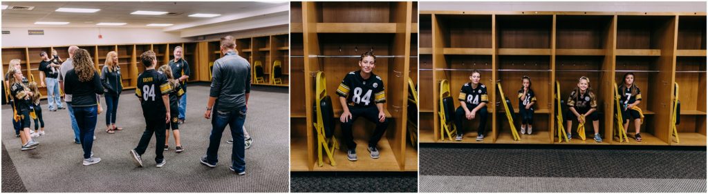 behind the scenes tour of heinz field. photos by Laura Mares Photography, Pittsburgh Photographer.