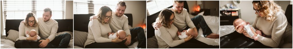 pittsburgh lifestyle portraits of a family with their newborn
