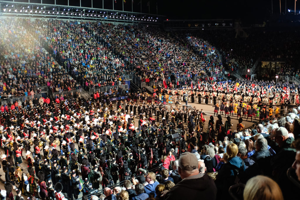 Military Tattoo in Edinburgh, Scotland. Photograph by Laura Mares Photography.