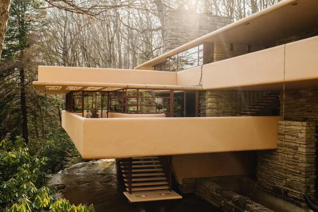 Frank Lloyd Wright's Fallingwater near Pittsburgh, PA