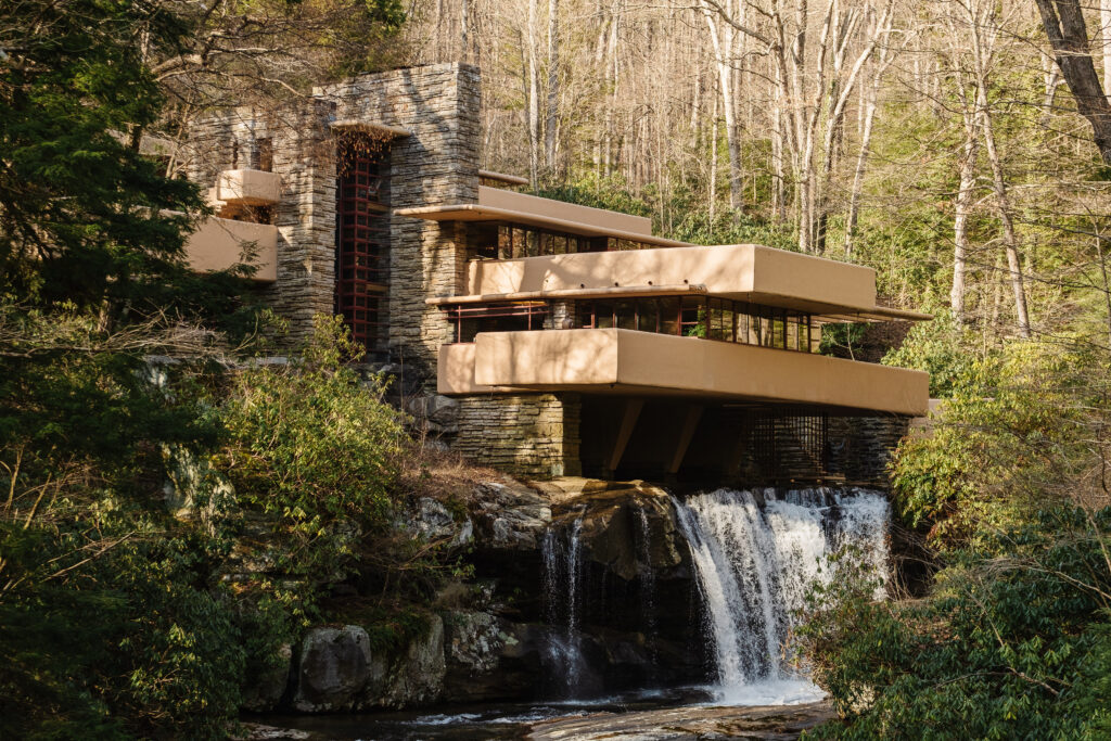 Frank Lloyd Wright's Fallingwater near Pittsburgh, PA