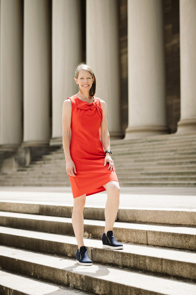 outdoor personal branding portrait of a business woman in Pittsburgh, PA