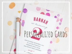Read more about the article Personalized Party Invites – Pittsburgh Family Photographer