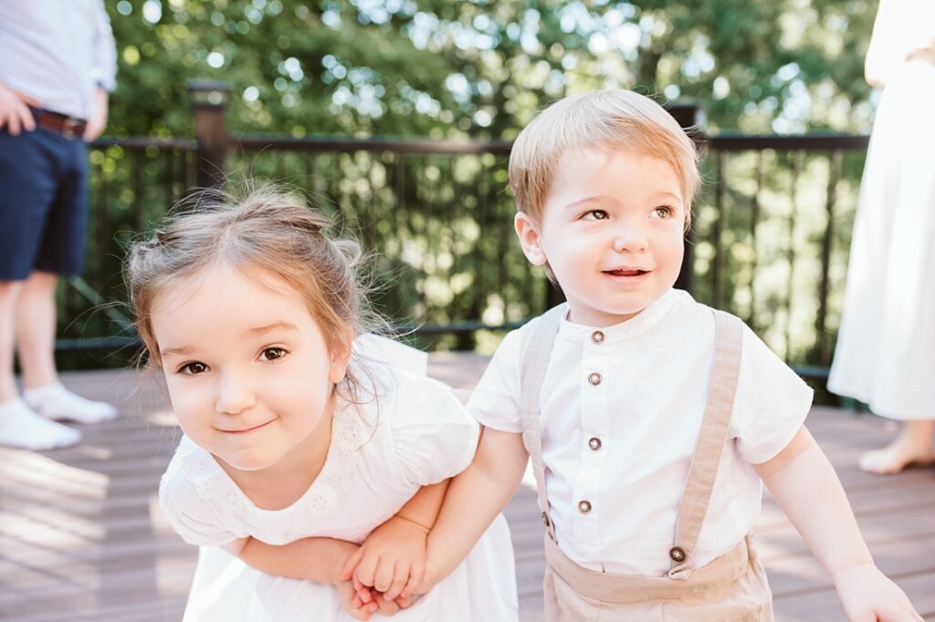 children holding hands