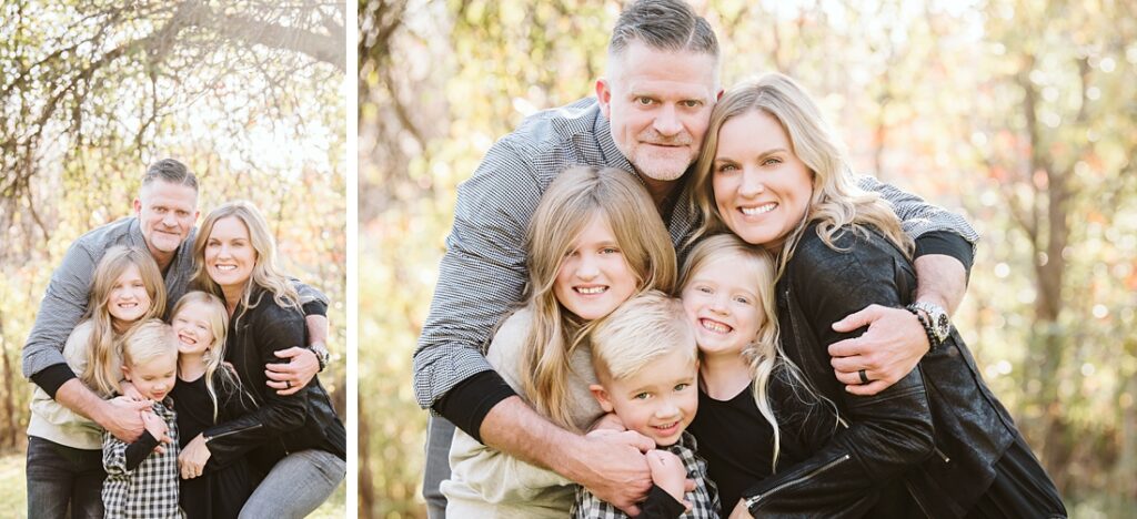 family portraits on a rural field near Pittsburgh