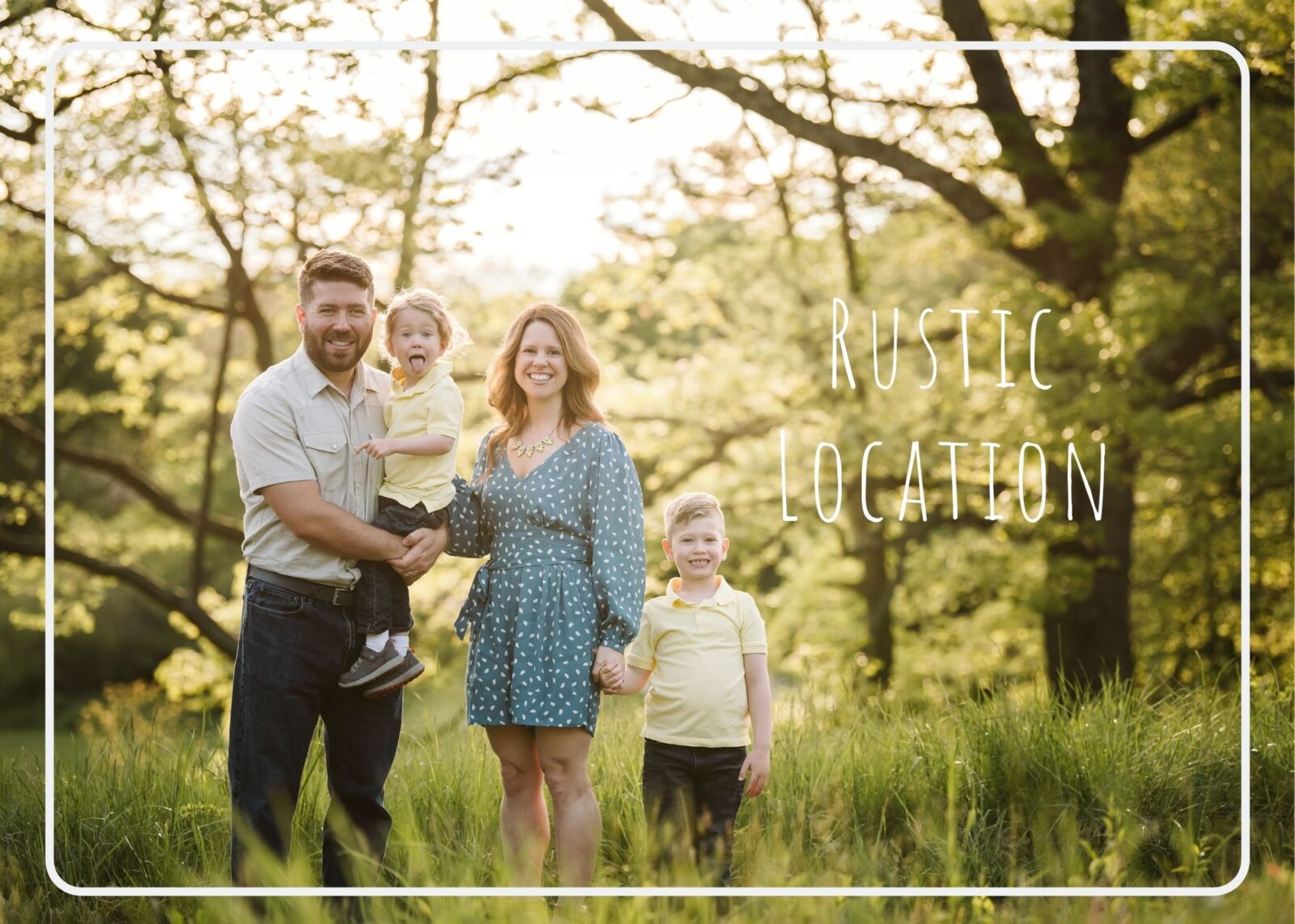 You are currently viewing Family Photo Session Location Series: Rustic