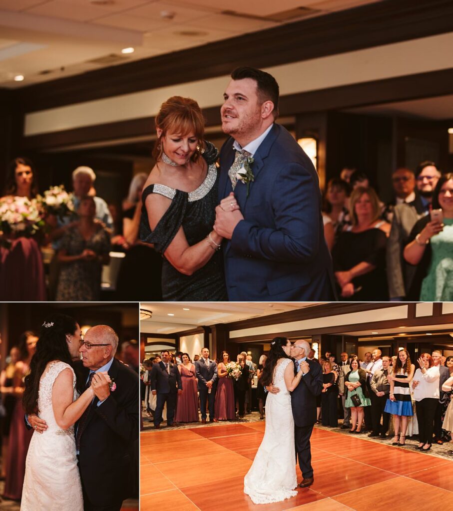 Dancing during the wedding reception at the Sheraton, Station Square, Pittsburgh