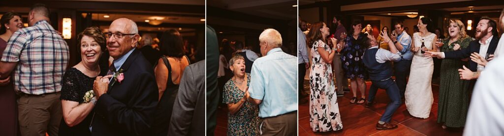 Dancing at the wedding reception at the Sheraton Station Square