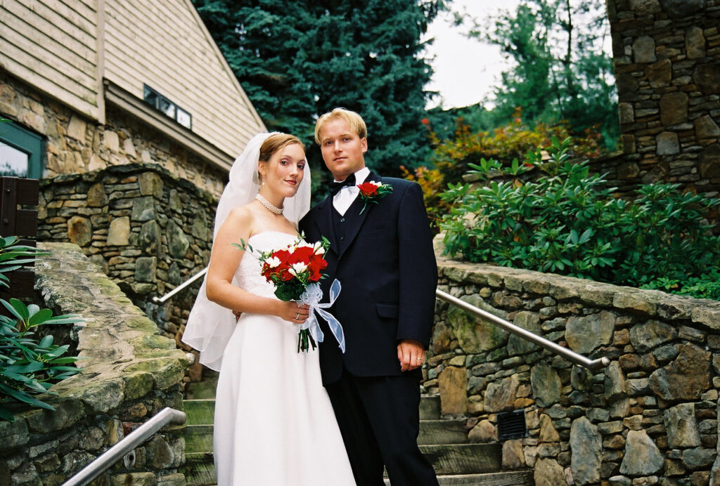 Laura and Paul Mares, wedding