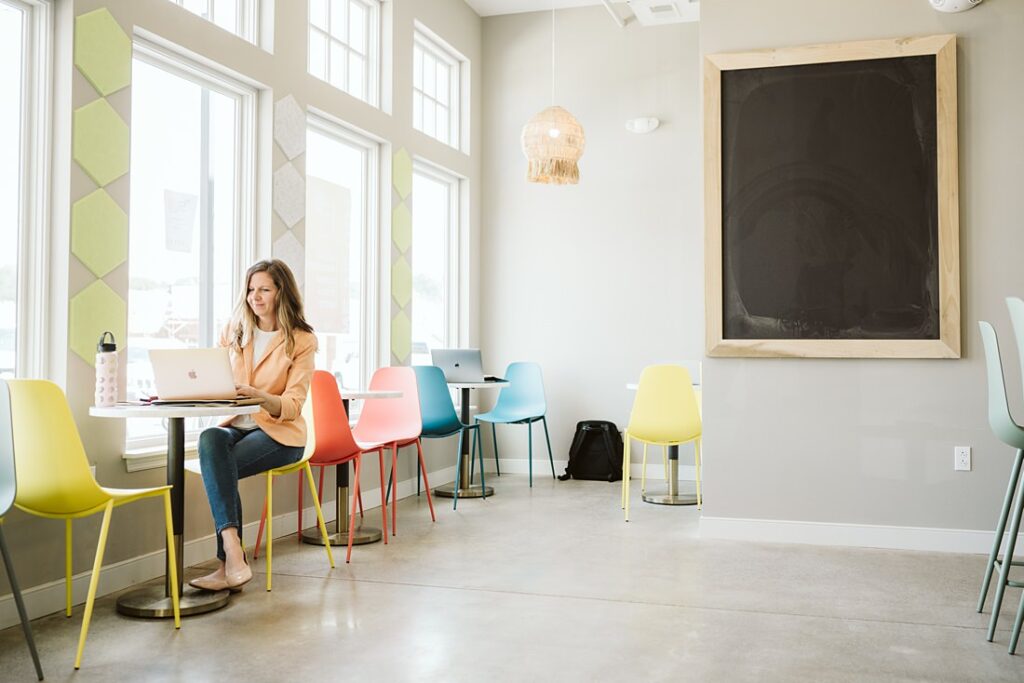 Personal branding portrait of a health coach working at Salud