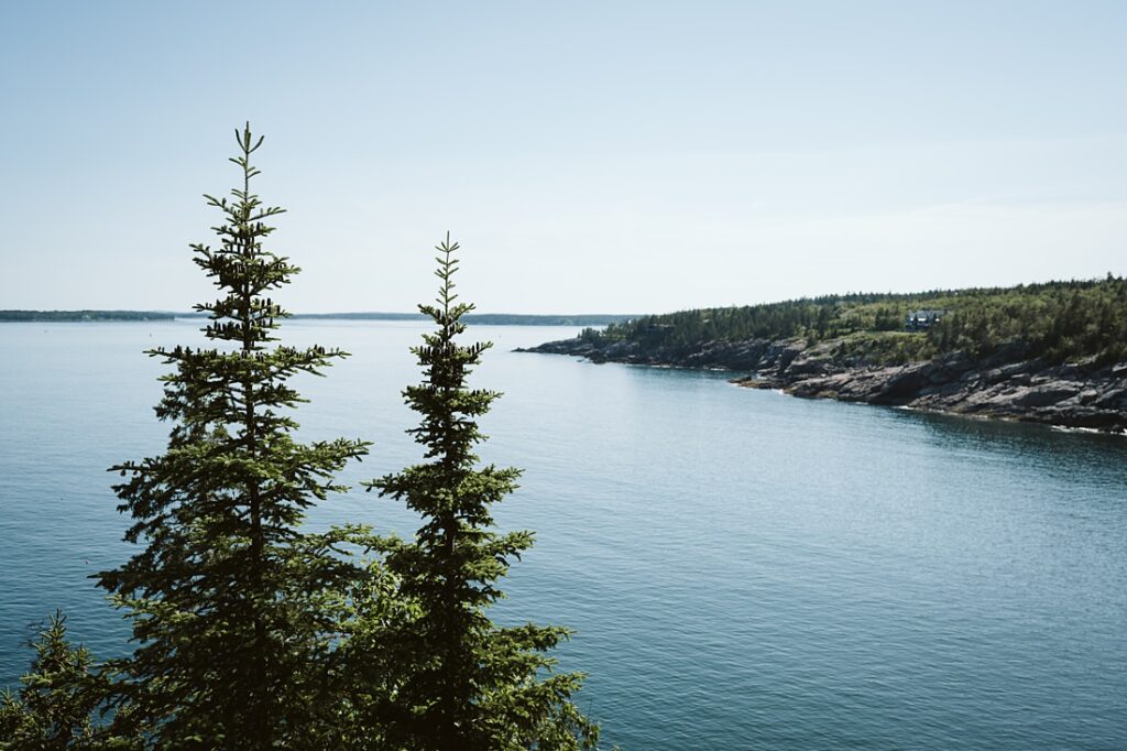 acadia nation park coast line