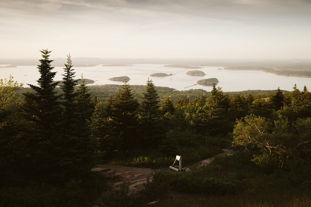 Sunset from Mt. Cadillac, Acadia National Park