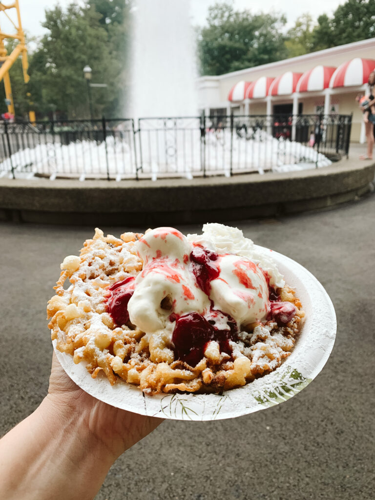 Funnel cake at Kennywood 