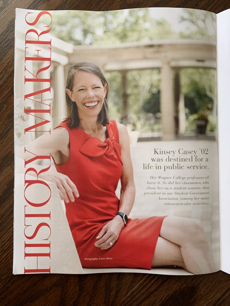 History Makers | Kinsey Casey '02 Wagner Magazine