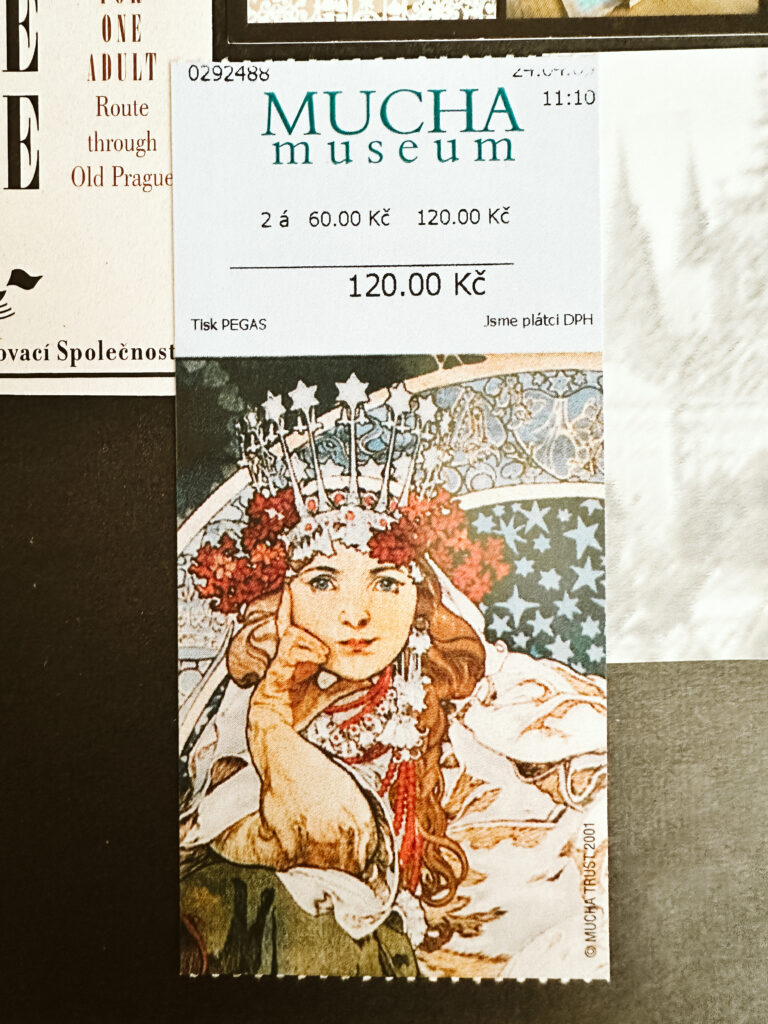 Ticket to Mucha Museum, Prague