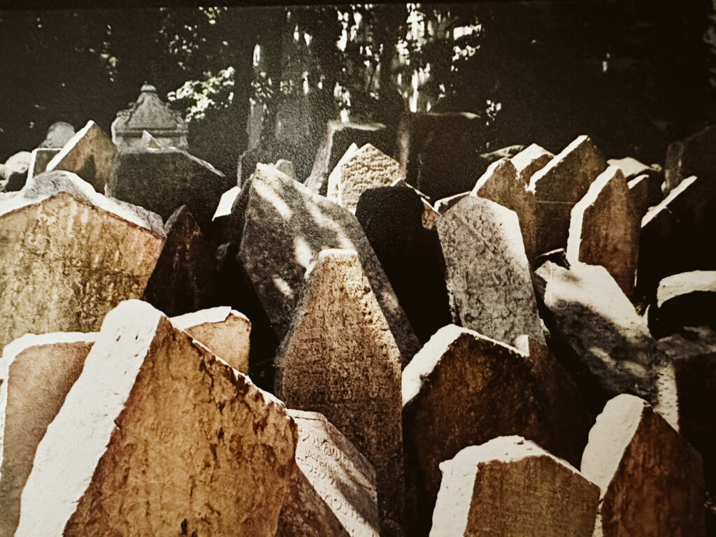 Old Jewish Cemetery in Prague, Czechia