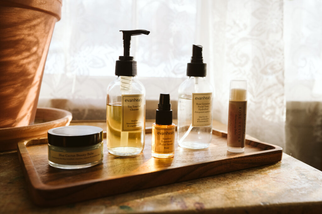 Organic skincare, Evan Healy