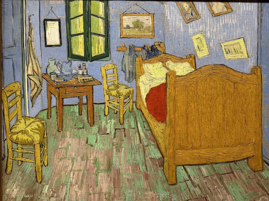 Van Gogh's bedroom, Art Institute of Chicago