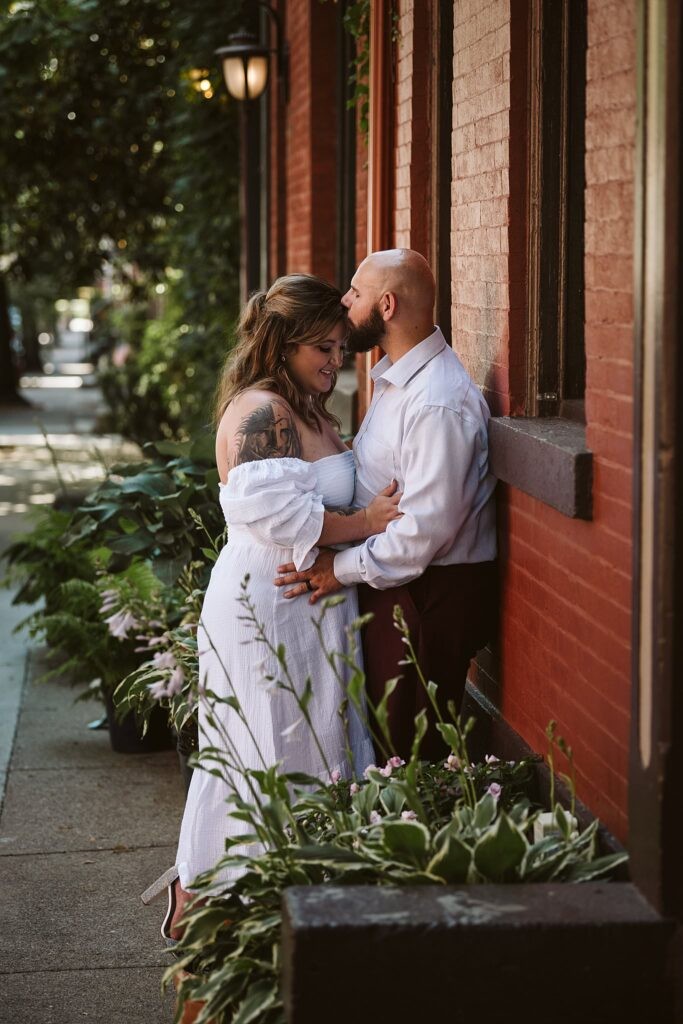 authentic wedding couple portraits near Pittsburgh