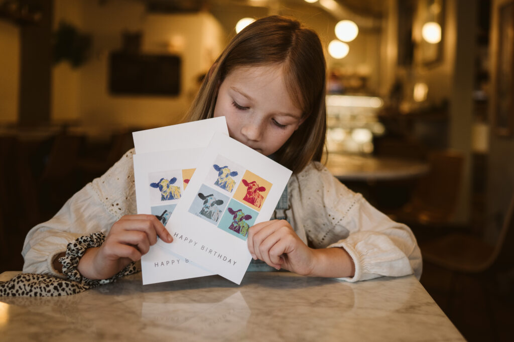 personal branding photo shoot for young artist in coffee shop