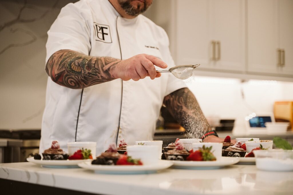 dessert prepared by Private Chef Frank, Pittsburgh culinary experience