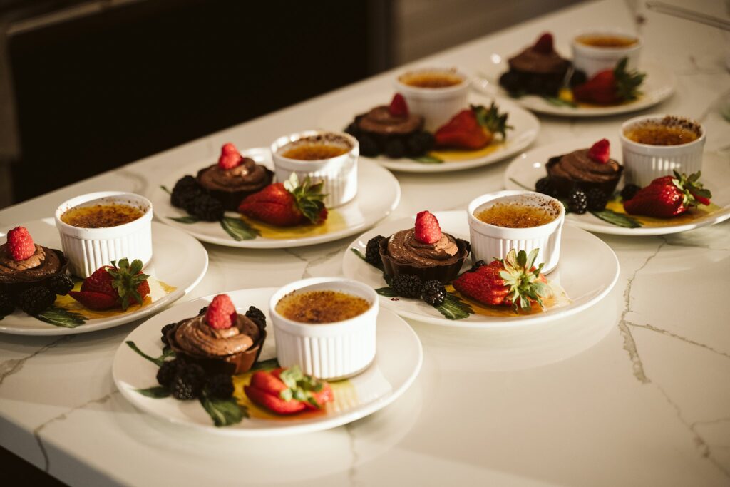 dessert prepared by Private Chef Frank, Pittsburgh culinary experience