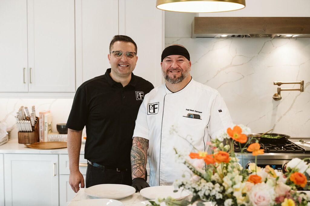 Portrait Private Chef Frank, Pittsburgh culinary experience with his cousin