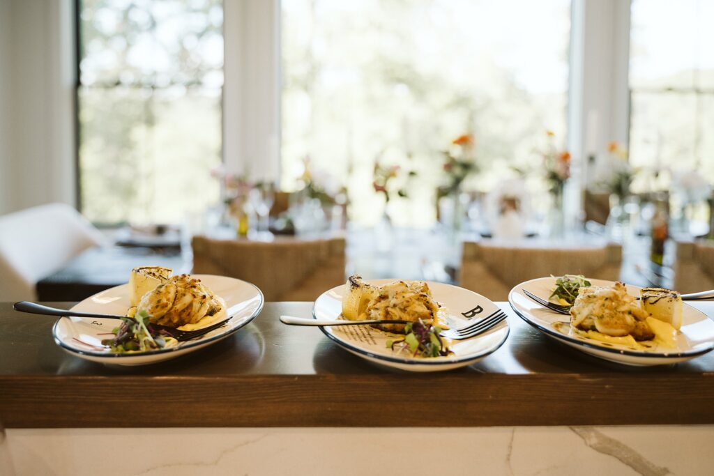 Crab cakes prepared by Private Chef Frank, Pittsburgh culinary experience