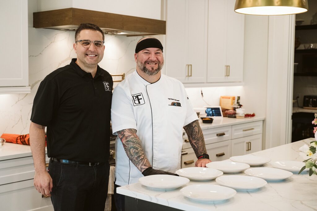 Portrait Private Chef Frank, Pittsburgh culinary experience with his cousin