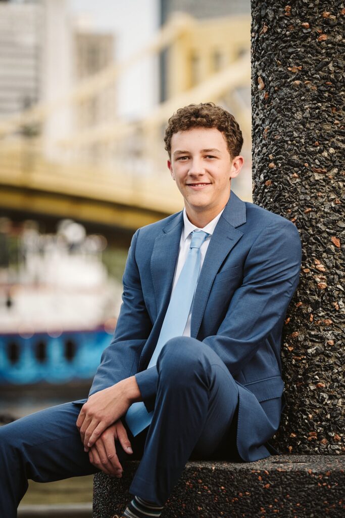 senior guy portrait in Pittsburgh