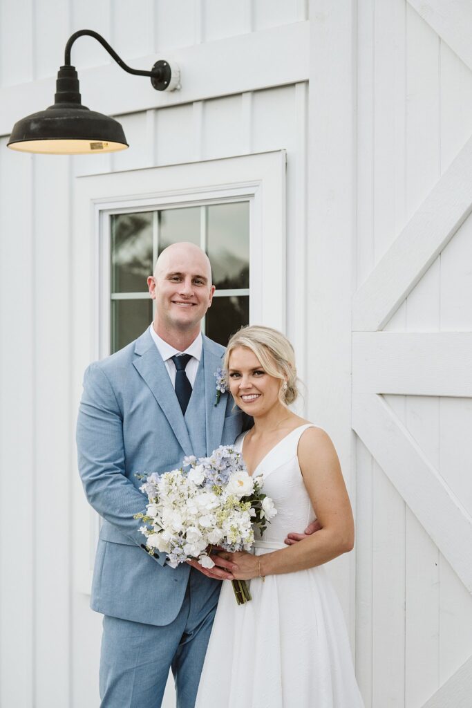 wedding couple at The Grayson House