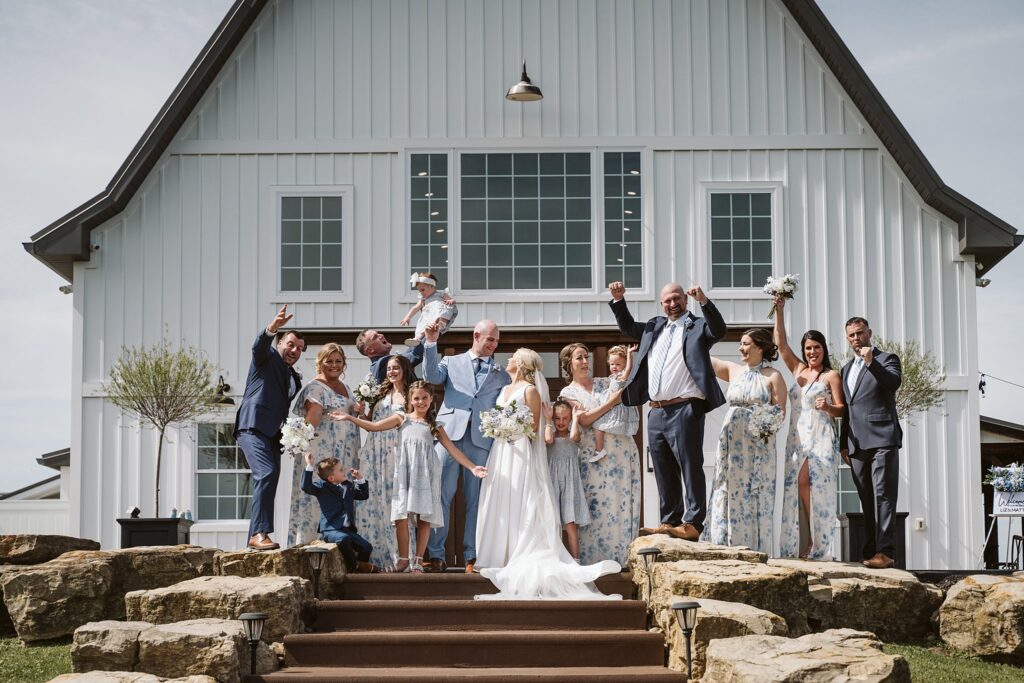 wedding party at The Grayson House