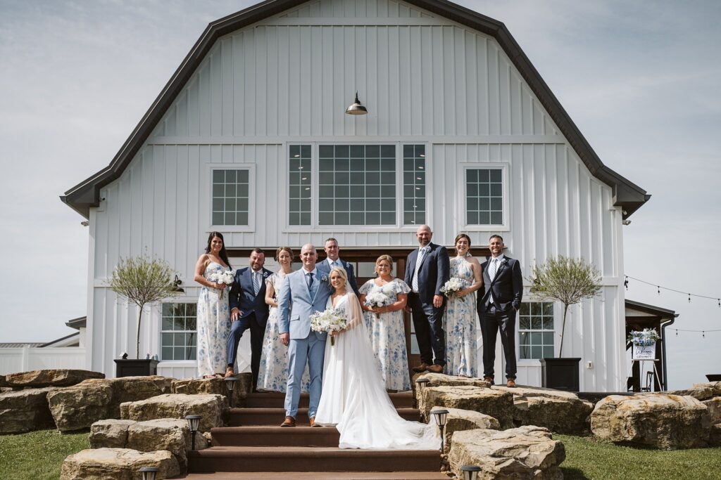 wedding party at The Grayson House