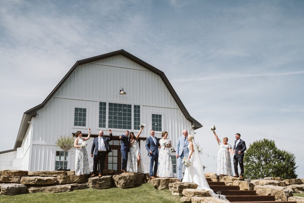 wedding party at The Grayson House