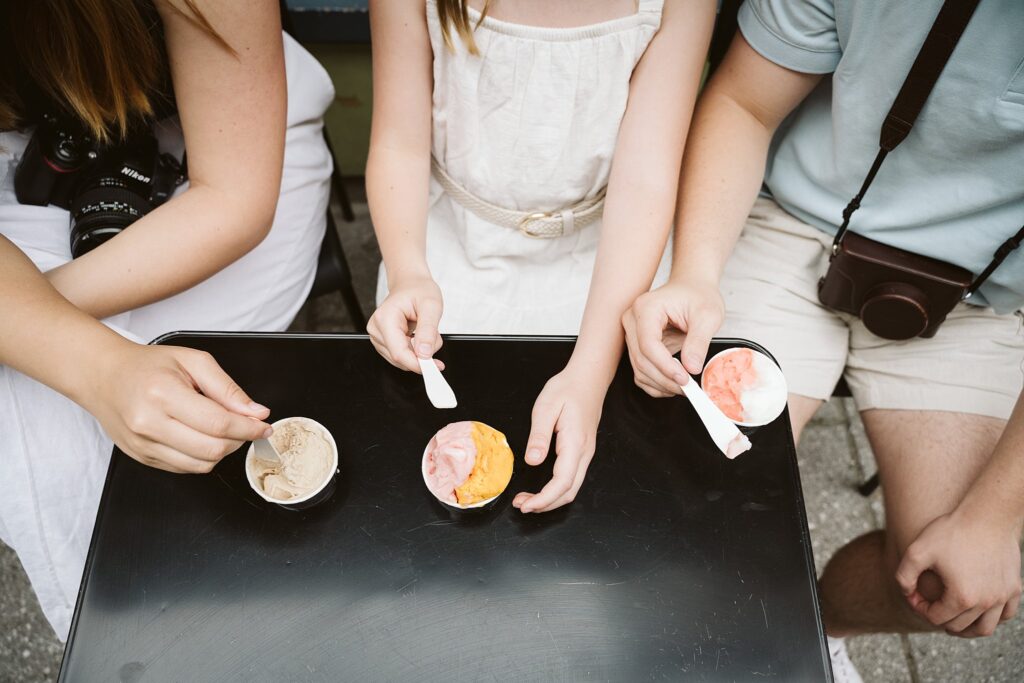 ice cream in Quebec, Canada