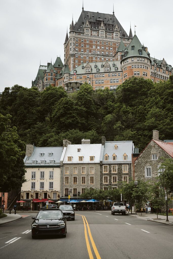 La chateau Frontenac in Quebec, Canada