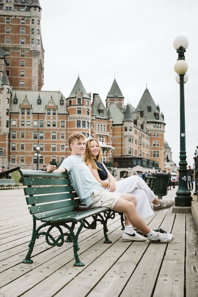 La chateau Frontenac in Quebec, Canada