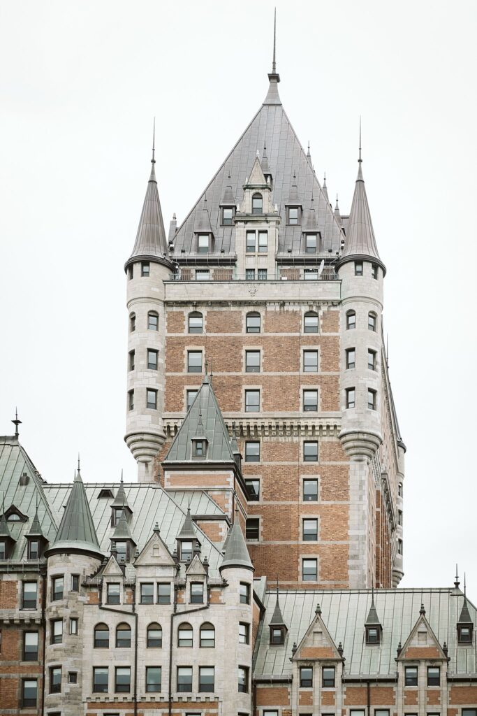 La chateau Frontenac in Quebec, Canada