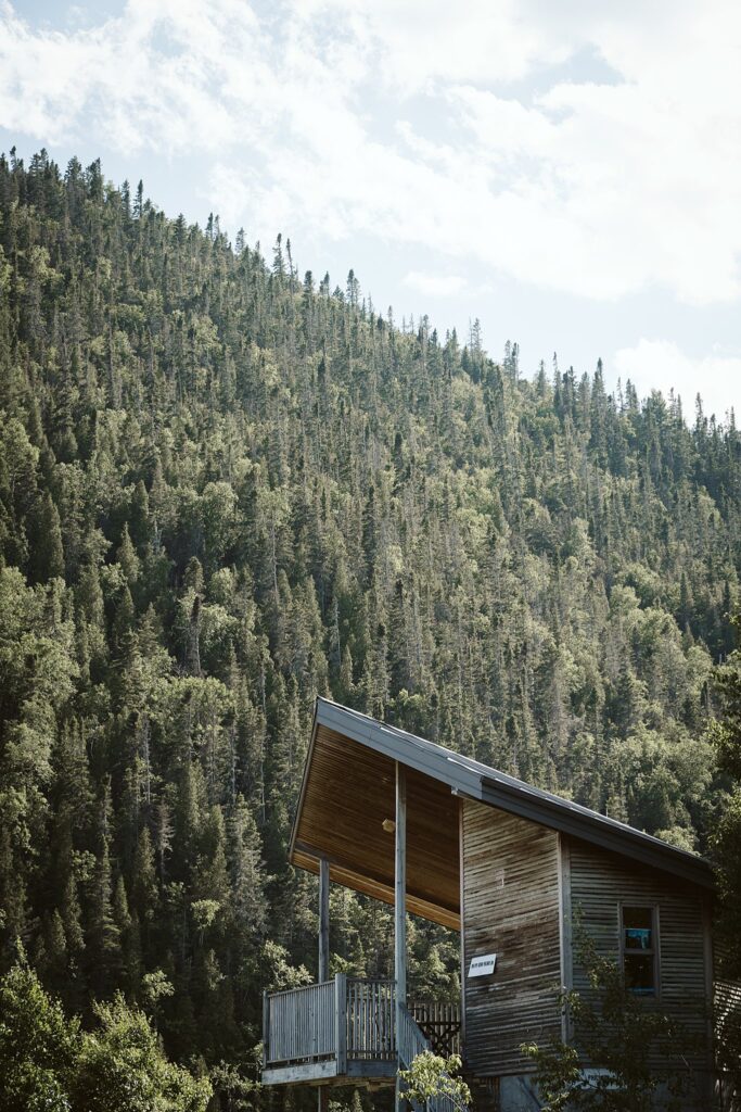 mountain side in Sagnuenay, Canada