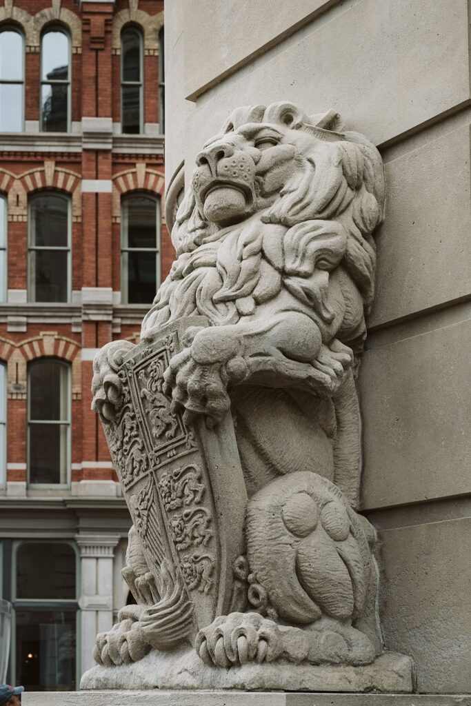 Lion statue Ottawa, Canada