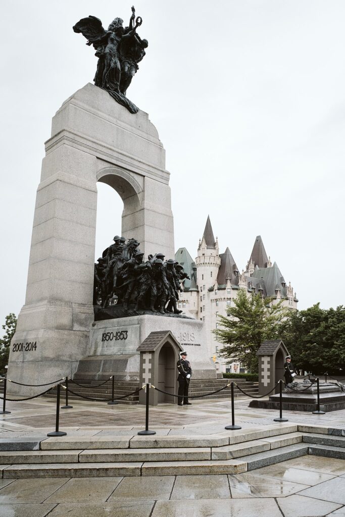 Guard in Ottawa, Canada