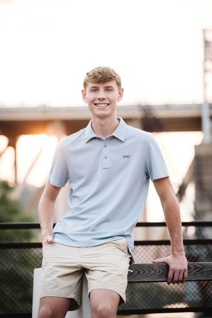 senior portrait at the highline